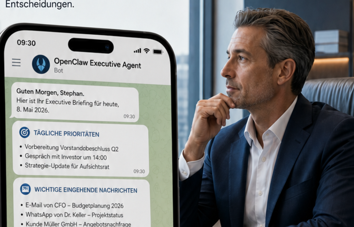 Executive Agent mit OpenClaw