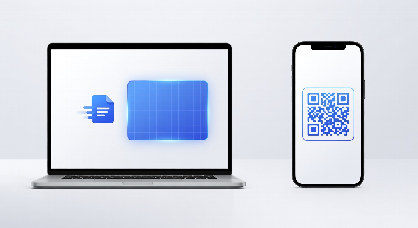 QR Transfer von Aionda - Offline Dateitransfer über QR-Codes ohne Internet